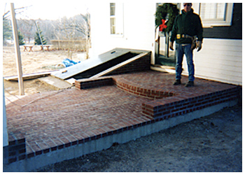 addition garage and breezeway floor